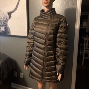 Eddie Bauer Women's Down Puffer Jacket - Copper/Brown